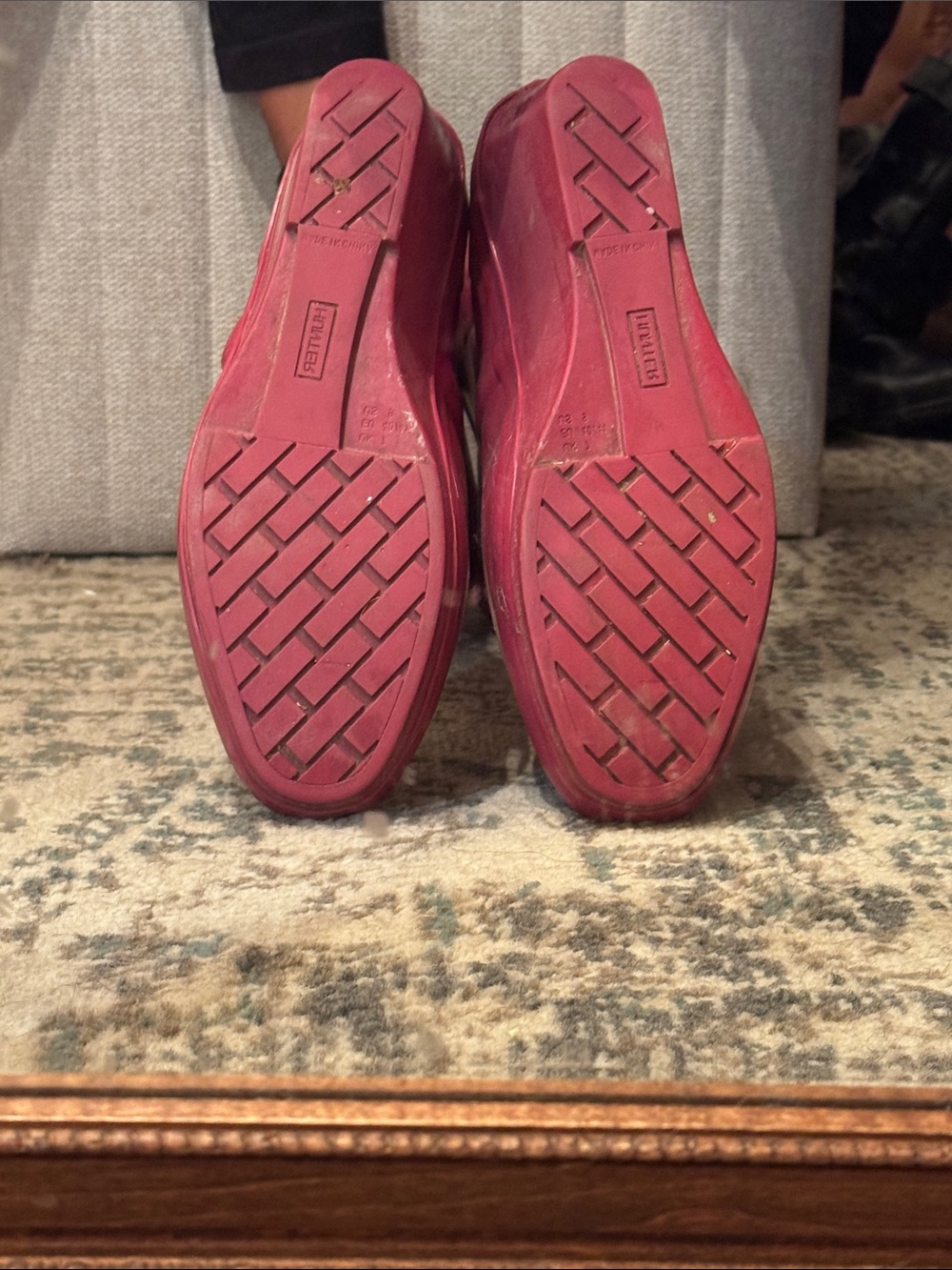 Hunter Women's Fuchsia Tall Rain Boots - Picture 5 of 7